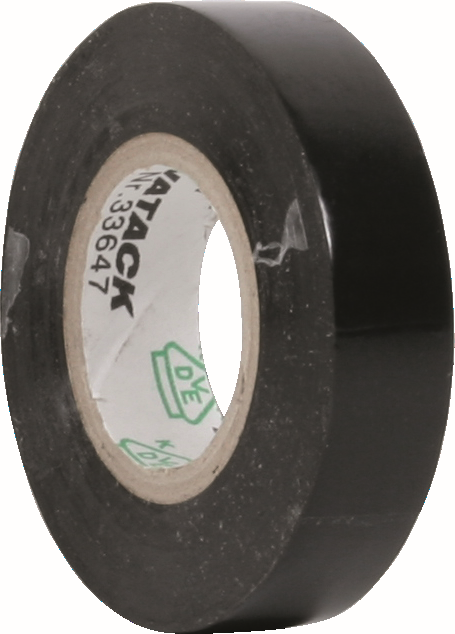 RO(25M)INSULATING TAPE 0.15X19MM BLACK