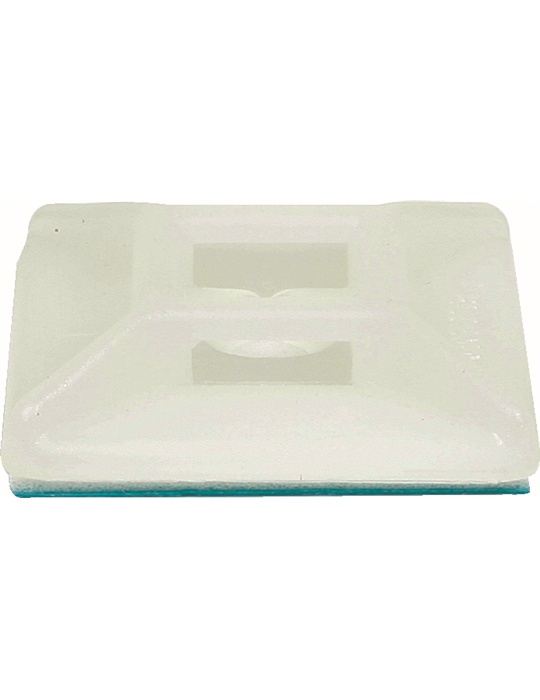 SELF-ADHESIVE CABLE HOLDER WHITE 7.8MM