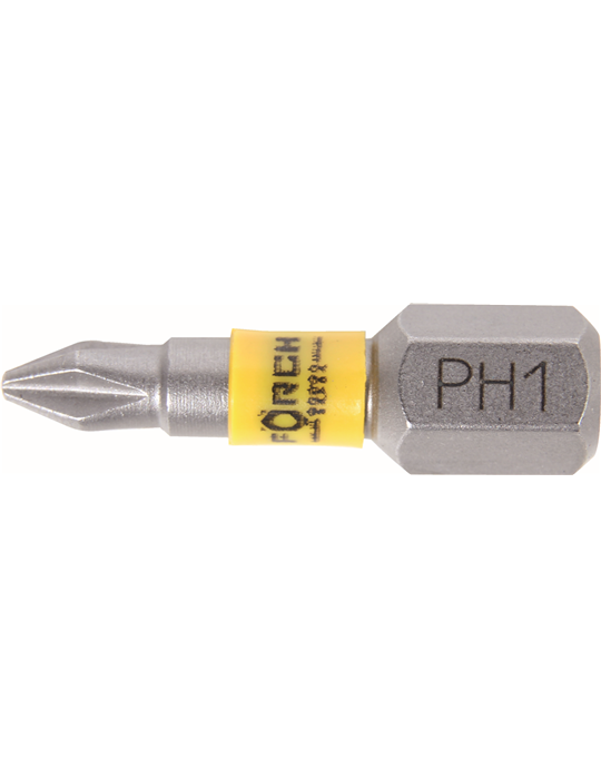 1/4" PH-BIT 25MM SIZE 1 YELLOW 5*