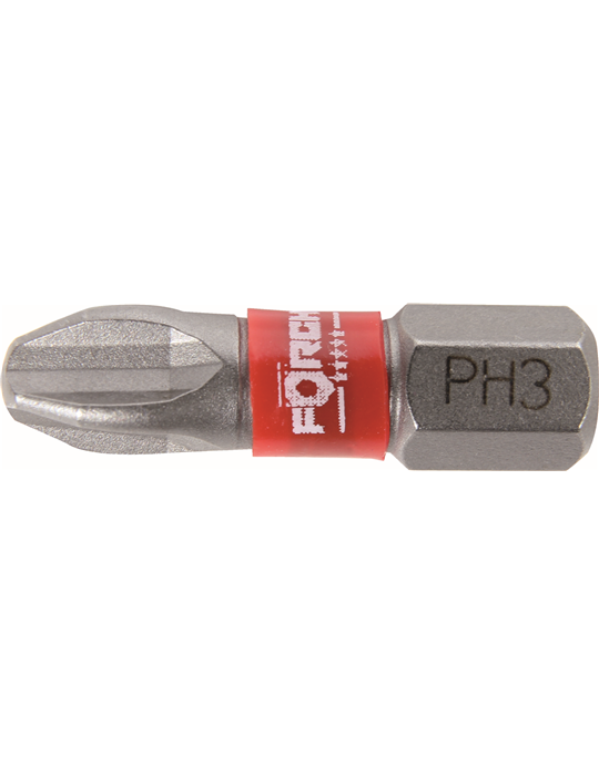 1/4" PH-BIT 25MM SIZE 3 RED 5*