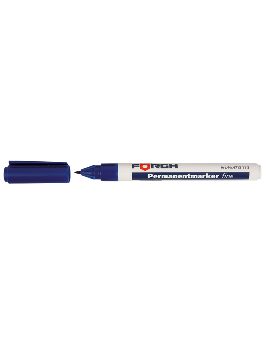 PERMANENT MARKER FINE BLUE 1-2MM