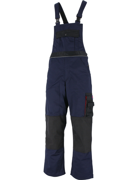 "FÖRCH" BIB AND BRACE TROUSERS NAVY SIZE 52