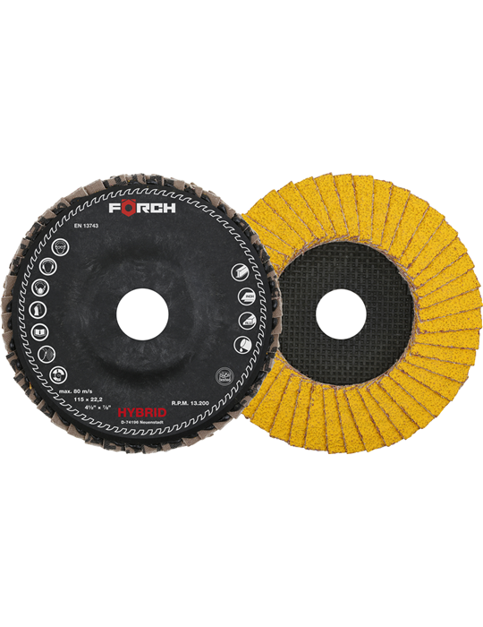 HYBRID FLAP DISC 125 P40/60