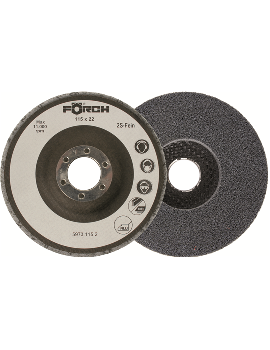 FIRM ABRASIVE FLEECE DISC GWT 115 FINE