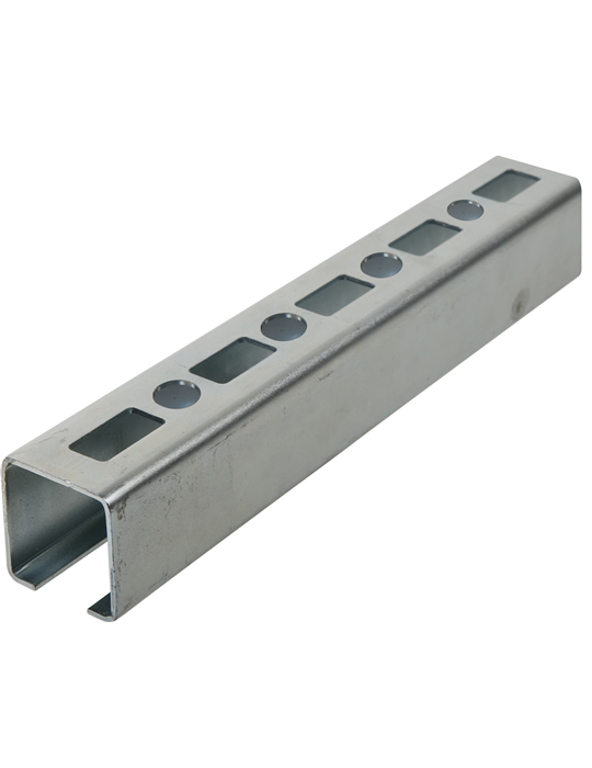 MOUNTING RAIL ZINC-PLATED 2M 38/40 (Strut Channel)