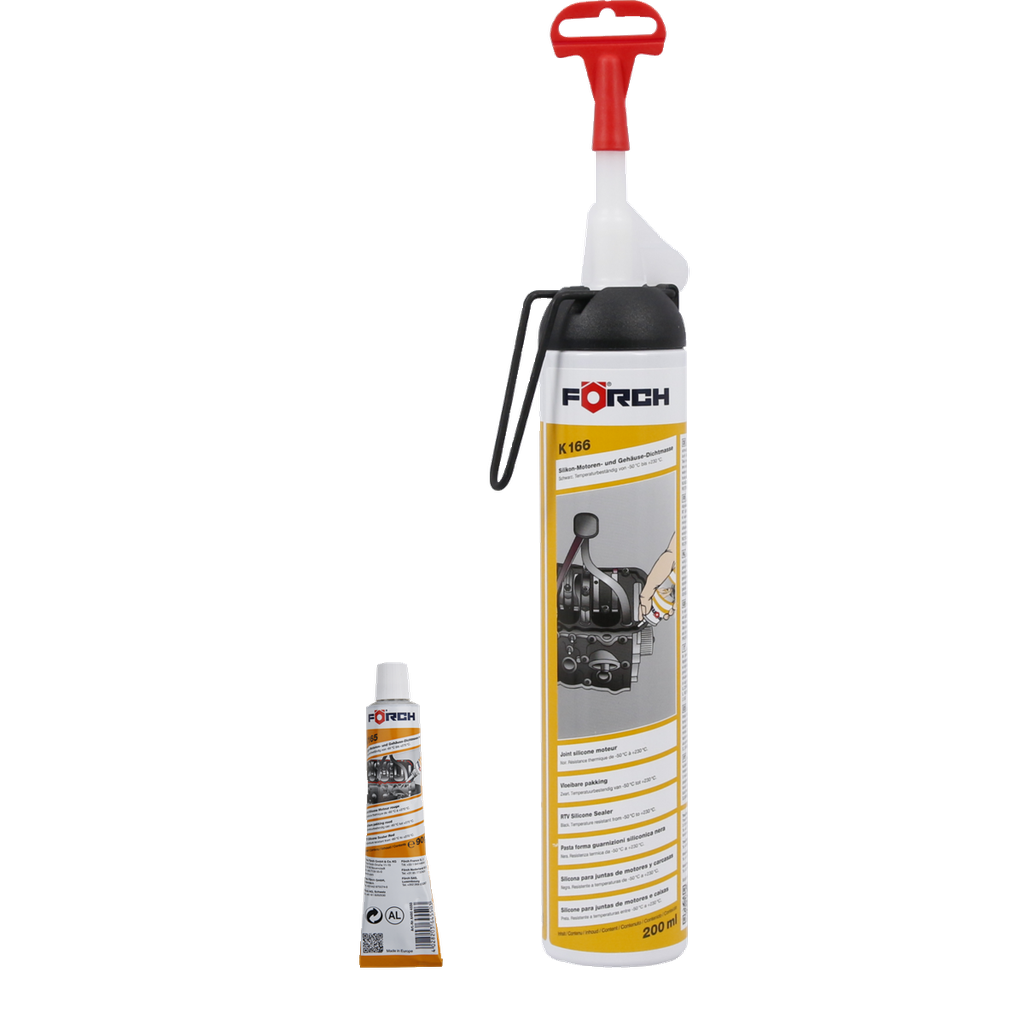 T(200ML)K166 BLACK SILICONE SEALANT