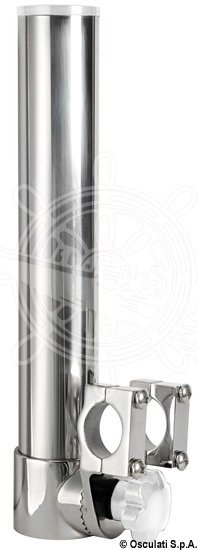 Fishing rod holder with clamp