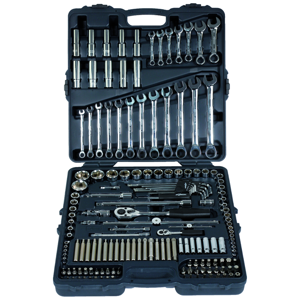HEX TOOL SET 1/2"-1/4" 167PCS.