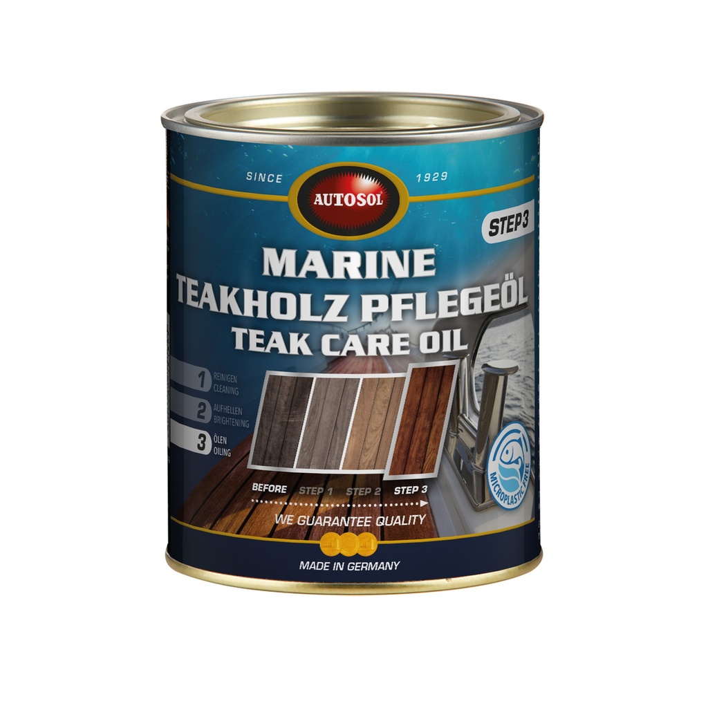 AUTOSOL MARINE TEAK OIL 750 ml - 3rd step