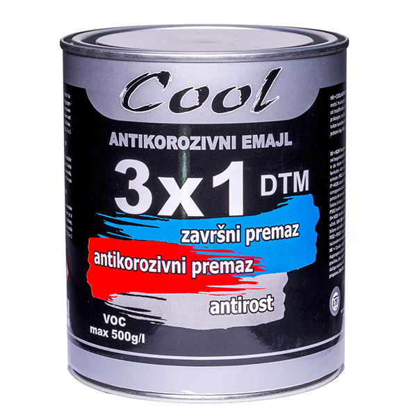 COOL EMAJL LAK 3X1 0.75 CRNI