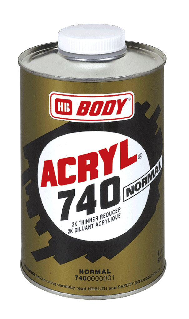 740 ACRYL NORMAL THINNER-ACRYLIC THINNER FOR 2K ACRYLICS 500ML
