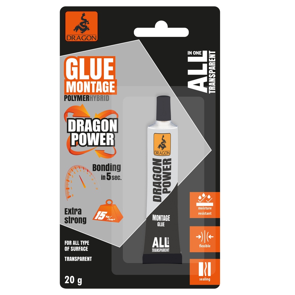 DRAGON SVE U 1 HIBRIDNO POWER LJEPILO TRANSPARENT 20 gr.