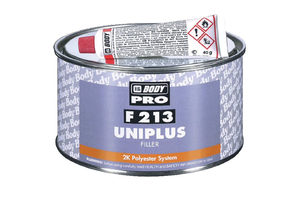 F213 UNIPLUS-2K POLYESTER PUTTY 1.8KG
