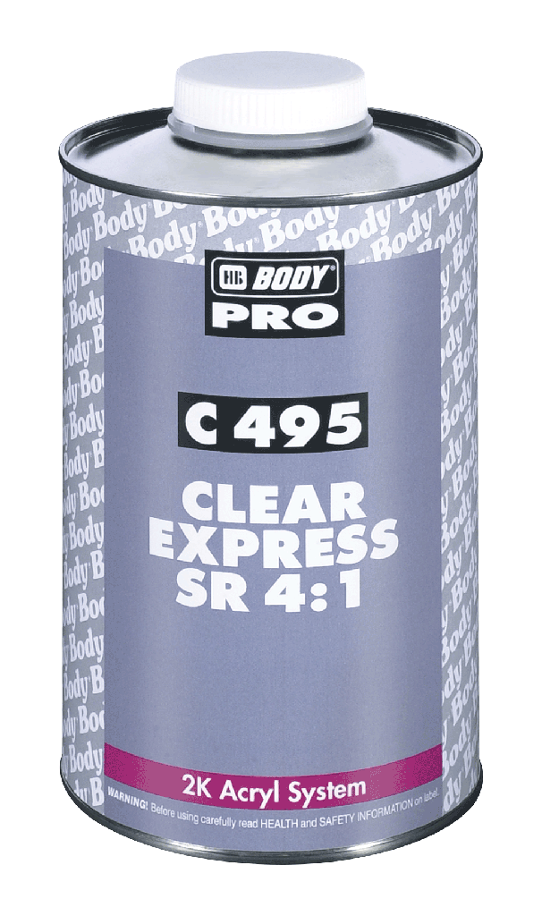 C495 CLEAR EXPRESS SR 4:1 SET-BS 2K LAK (500ML+125MLUTVRĐIVAČ 727)