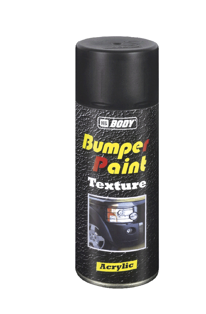 SPRAY BUMPER PAINT TEXTURED BLACK-ACRYLIC PAINT FOR PLASTIC PARTS 400ML