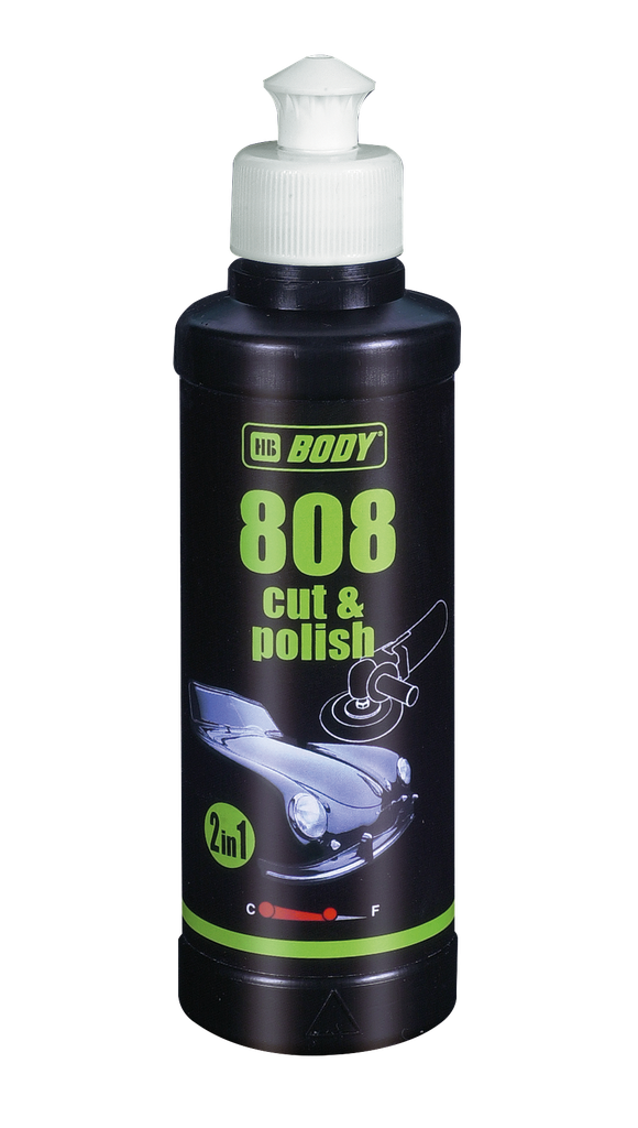 808 CUT & POLISH-COARSE AND FINE POLISHING COMPOUND 200ML