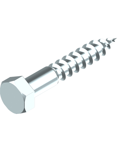 [1561660] HEX BOLT 571 ZINC-PLATED 6X60