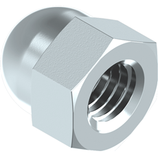 [20614] HEX CAP NUT V 1587 ZINC-PLATED M4