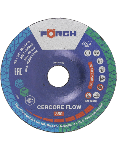 [5804212530] BRUS.PLOČA CERCORE FLOW 125X3,0