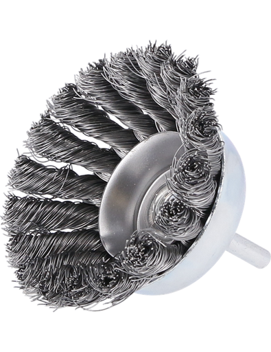 [58605706] CONICAL WIRE BRUSH 6MM SHANK D70 5*