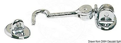 [3819280] Chrome-plated brass door hook -80mm