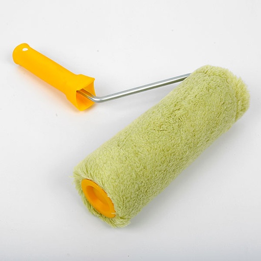 [V5425/230] STRONG CLASSIC GREEN POLYACRYLIC ROLLER COMPLETE SET 23CM