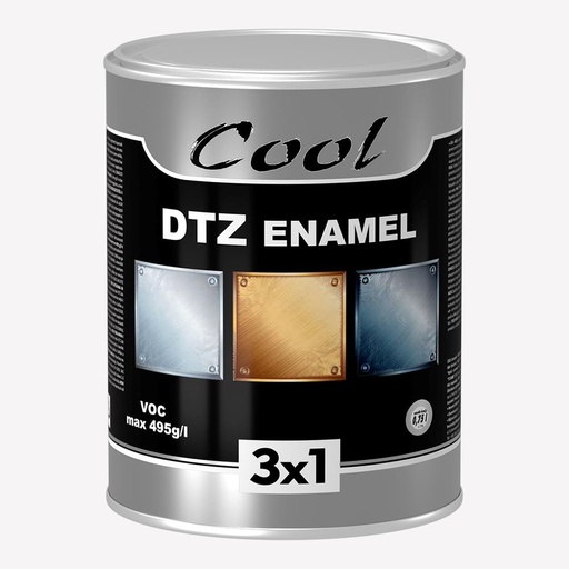[CBZ213] COOL DTZ 3IN1 ENAMEL PAINT ANTHRACITE GREY RAL7016 0.75