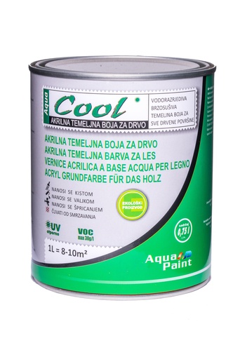 [CAO201] COOL AKRILNA TEMELJNA BOJA ZA DRVO 0.75