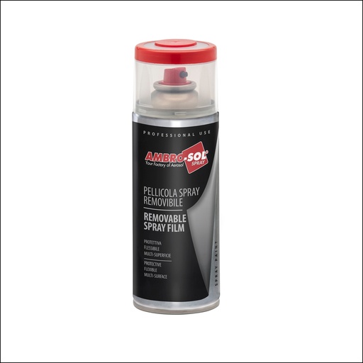 [V406NE] AMBRO-SOL SPRAY 400ML REMOVABLE FILM MATTE BLACK