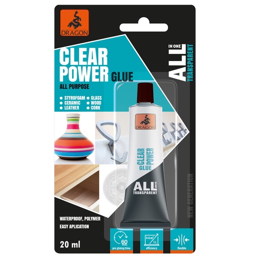 [DKUP020] DRAGON ALL IN 1 - CLEAR POWER ADHESIVE