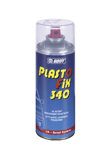 [HB5100000010] SPRAY 340 PLASTOFIX-FAST DRYING TRANSPARENT PRIMER FOR PLASTIC 400ML